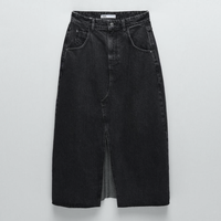 ZARA 06164187800 女装牛仔中长裙