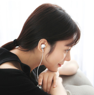 Xiaomi 小米 BRE02JY 双单元版 半入耳式有线耳机 Type-C 白色
