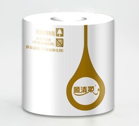 顺清柔 家用有芯卷纸 4层*180g*30卷