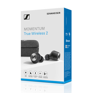 SENNHEISER 森海塞尔 MOMENTUM True Wireless 2 入耳式真无线动圈主动降噪蓝牙耳机 黑色