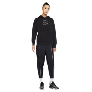 NIKE 耐克 Nike Sportswear Rhinestone 女士运动卫衣/套头衫 CU6622-010 黑色