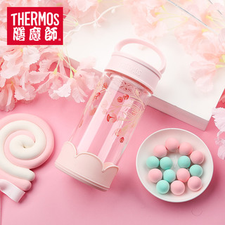 THERMOS 膳魔师 花系列 玻璃杯