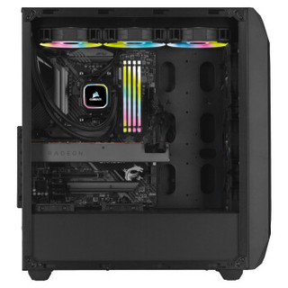 USCORSAIR 美商海盗船 470T RGB ATX机箱 半侧透 黑色