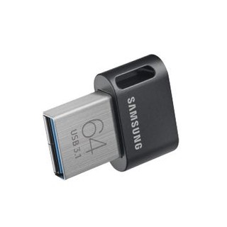 三星U盘高速usb3.1 FIT/64G黑色送挂绳 + 迷你车载U盘个性定制