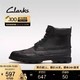  Clarks 261355517 男士布洛克英伦短皮靴　