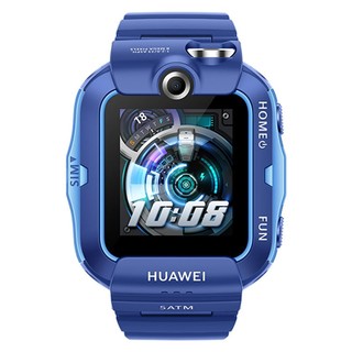 HUAWEI 华为 4X 儿童智能手表 36mm 映蓝色TPU表带（GPS、北斗、NFC)