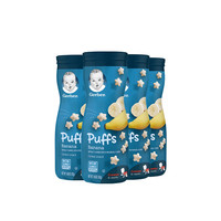 Gerber 嘉宝 星星泡芙 美版 香蕉味 42g*4罐