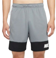 NIKE 耐克 Dri-FIT 男士运动短裤 CU3468-084 烟灰/黑/白色