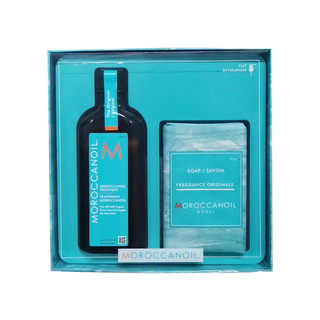 MOROCCANOIL 摩洛哥油 护发精油香皂清洁限量礼盒 2件套(护发精油100ml+润肤皂200g)