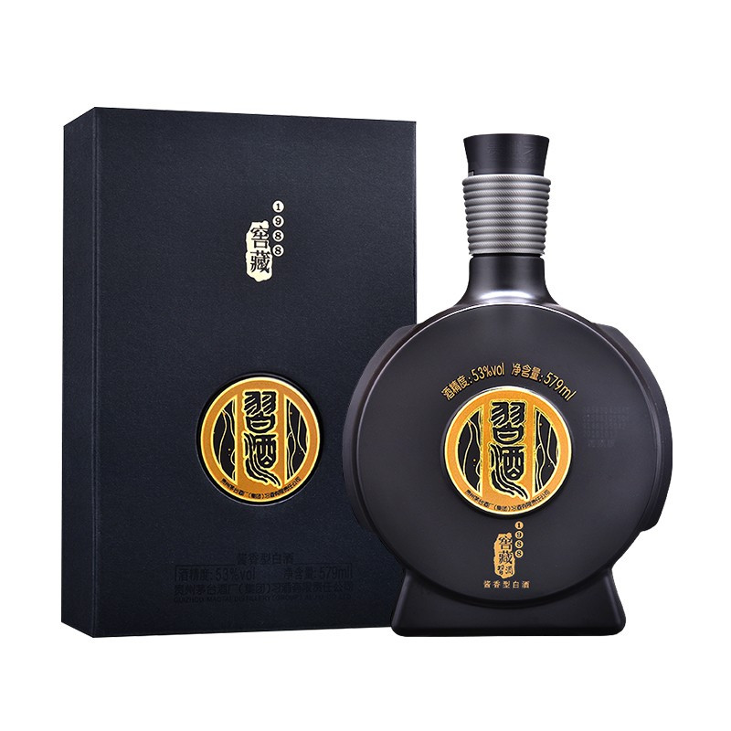 xijiu 习酒 窖藏 1988 雅致版 53%vol 酱香型白酒 579ml 单瓶装