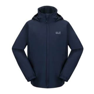 Jack Wolfskin 狼爪 ACTIVE OUTDOOR系列 男士冲锋衣 5020891-1010 宝蓝色 XS