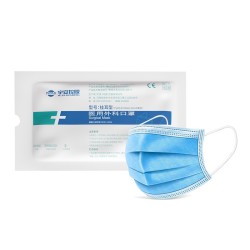 德宜生 灭菌型 一次性医用外科口罩 50只装