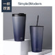 simple|modern 双盖保温咖啡杯 480ml