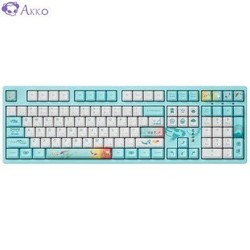 AKKO 3108 V2 莫奈之池全尺寸机械键盘 AKKO橙轴
