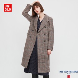 UNIQLO 优衣库 432124 女款粗花呢大衣