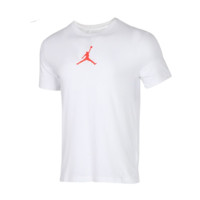 AIR JORDAN 男士运动T恤 BQ6741-101 白色 XL