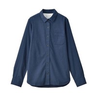 MUJI 无印良品 W9AC506 女士法兰绒衬衫