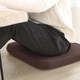 京东京造 记忆棉坐垫 咖啡色方形加厚椅子坐垫 棕色 *3件