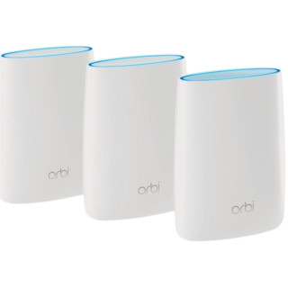 NETGEAR 美国网件 Orbi RBK53 三频3000M 千兆无线路由器 WiFi 5 三支装 白色