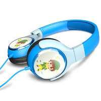 PHILIPS 飞利浦 TAKH301 耳罩式头戴式有线耳机 蓝色  3.5mm