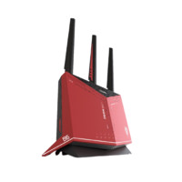ASUS 华硕 RT-AX86U 机动战士高达版 双频5700M 家用千兆无线路由器 WiFi 6 单个装 红色