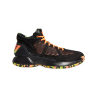 adidas 阿迪达斯 D Rose 10 男士篮球鞋 EH2099 1号黑色/信号珊瑚粉/标志绿 42