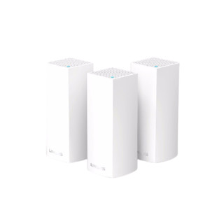 LINKSYS 领势 WHW0303 三频2200M 千兆Mesh分布式无线路由器 WiFi 5 三个装 白色