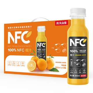 NONGFU SPRING 农夫山泉 100%NFC 橙汁 300ml*10瓶