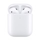 Apple 苹果 新AirPods（二代）真无线蓝牙耳机 有线充电盒版