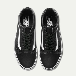 VANS 范斯 经典系列 Old Skool 女士运动板鞋 VN0A38G1NQR 黑色 35