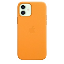 Apple 苹果 iPhone 12 | 12 Pro 专用 MagSafe 皮革保护壳 花菱草色