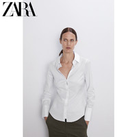 ZARA新款 女装 基本款府绸衬衫 07815175250