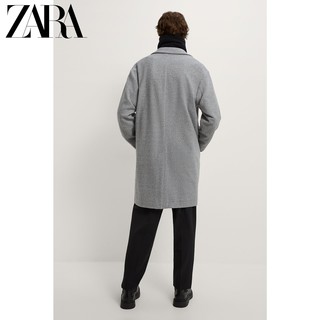 ZARA 男装 冬季羊毛中长款大衣外套 05837643811