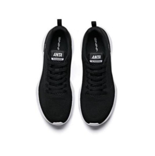ANTA 安踏 跑步系列 男士跑鞋 912035525-7 黑/厚款 42