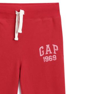 Gap 盖璞 儿童保暖运动裤 317217 红色 130cm(M)