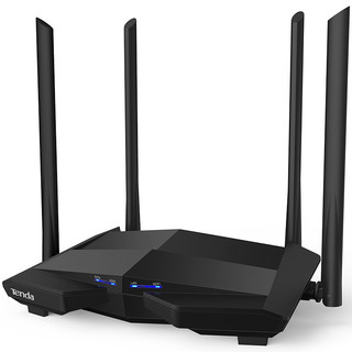 Tenda 腾达 AC1220 双频1200M 家用千兆无线路由器 Wi-Fi 5（802.11ac）黑色