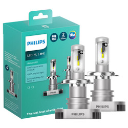 PHILIPS 飞利浦 耀白光 H4/H7 汽车LED大灯 1对装