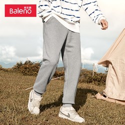Baleno 班尼路 88039012 加厚针织束脚卫裤