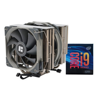 英特尔（Intel）i9-9900K 八核 盒装+利民  FS140 霜灵 双塔散热器