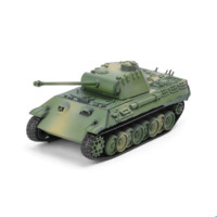 乐加酷  二战豹式A型1:72坦克4D拼装模型