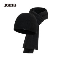 JOMA荷马男女通用秋冬季加厚保暖时尚围巾+帽子两件套