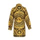 范思哲 YOUNG VERSACE 奢侈品童装 女童蚕丝印花连衣裙 黑配黄色 YVFAB430 YSE88H Y4544 4A/4岁/108cm