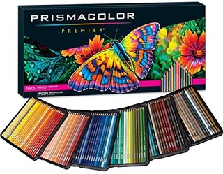 中亚prime会员：Sanford Prismacolor 三福霹雳马 Premier 彩色铅笔 150色铁盒装