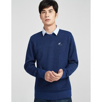 xiangsiniao 相思鸟 62237142791 男士保暖套头假两件休闲服