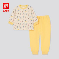 UNIQLO 优衣库 婴儿压线睡衣套装