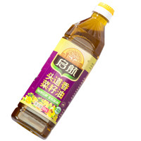 启航头道香菜籽油900ml/瓶 非转基因压榨食用油 *9件