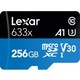 Lexar 雷克沙 256GB TF（MicroSD）存储卡 Class10 U3 A1 读100MB/s （633x）