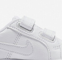 NIKE 耐克 FORCE 1 18 (TD) 儿童休闲运动鞋 833537-102 白色 25码(脚长14cm)