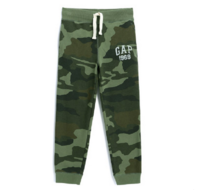 Gap 盖璞 儿童保暖运动裤 317217 绿色迷彩 150cm(XL)