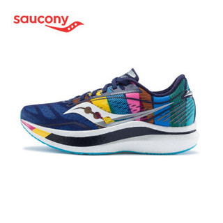 Saucony索康尼2020新品ENDORPHIN SPEED啡速 比赛竞速鞋男跑鞋S20597 深兰彩兰-15 42